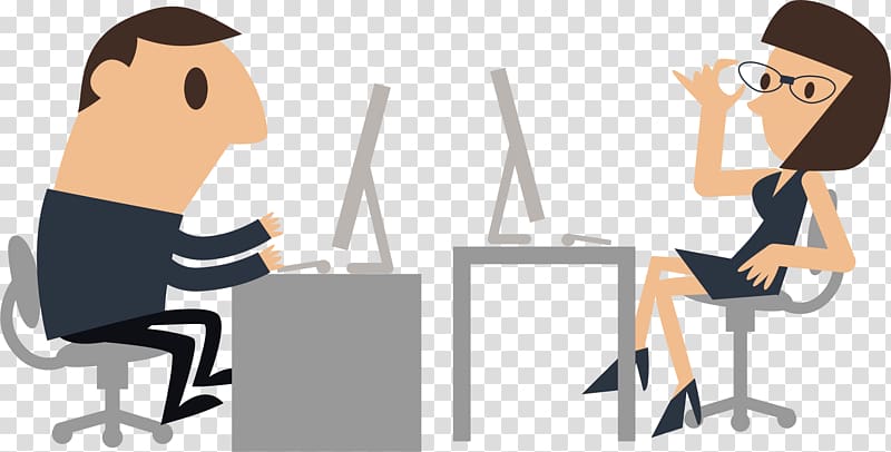 Cartoon Business Job , People at work transparent background PNG clipart