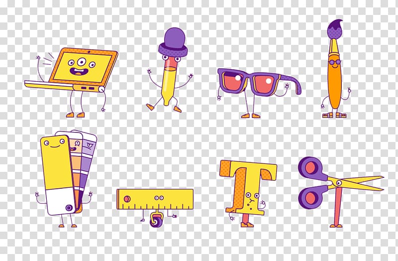 Anthropomorphism Tool Computer, Anthropomorphic tools transparent background PNG clipart