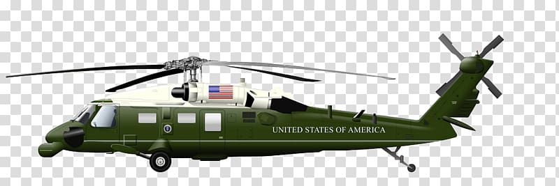 Helicopter rotor Sikorsky UH-60 Black Hawk Radio-controlled helicopter Military helicopter, air force transparent background PNG clipart