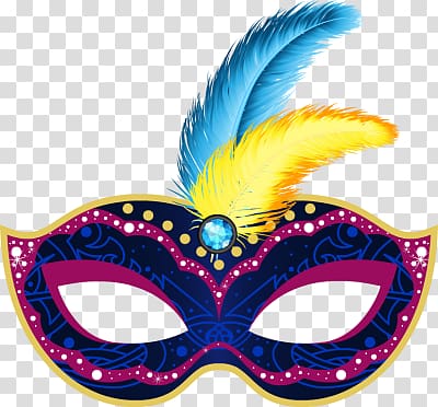 Carnival mask transparent background PNG clipart