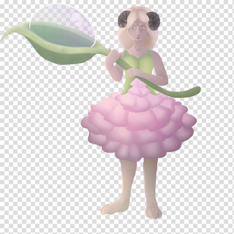 Lilac Flower Figurine Fiction Character, i dont know transparent background PNG clipart