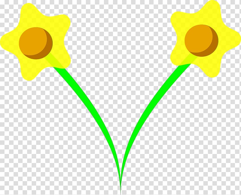 Daffodil Flower , Clump transparent background PNG clipart