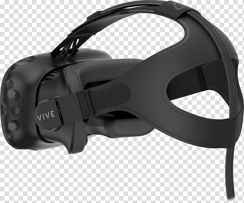 HTC Vive Virtual reality headset Immersion, headphones transparent background PNG clipart