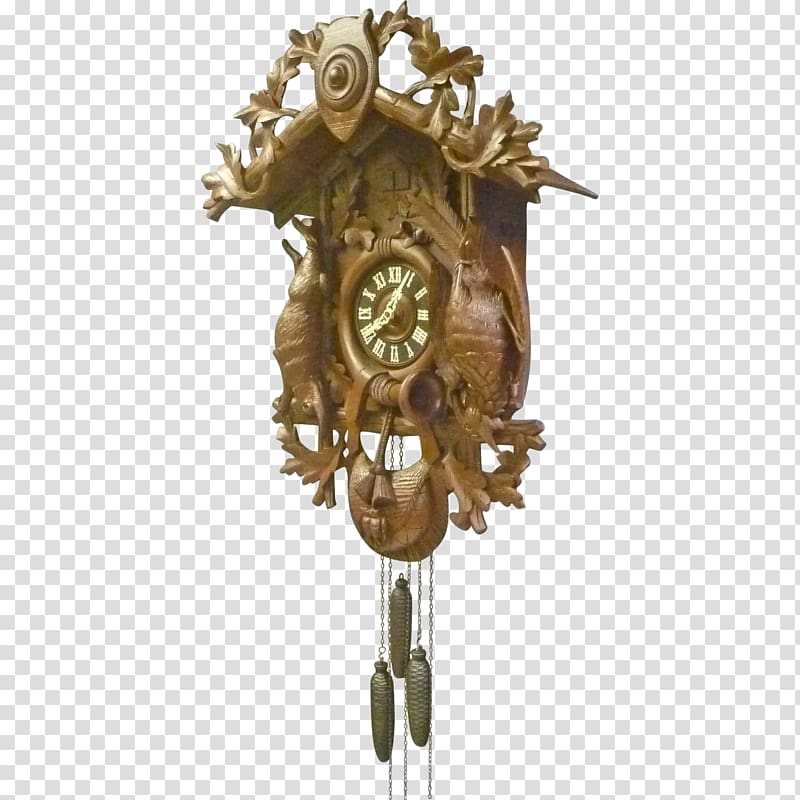 Cuckoo clock Black Forest Prague astronomical clock Pendulum clock, clock transparent background PNG clipart