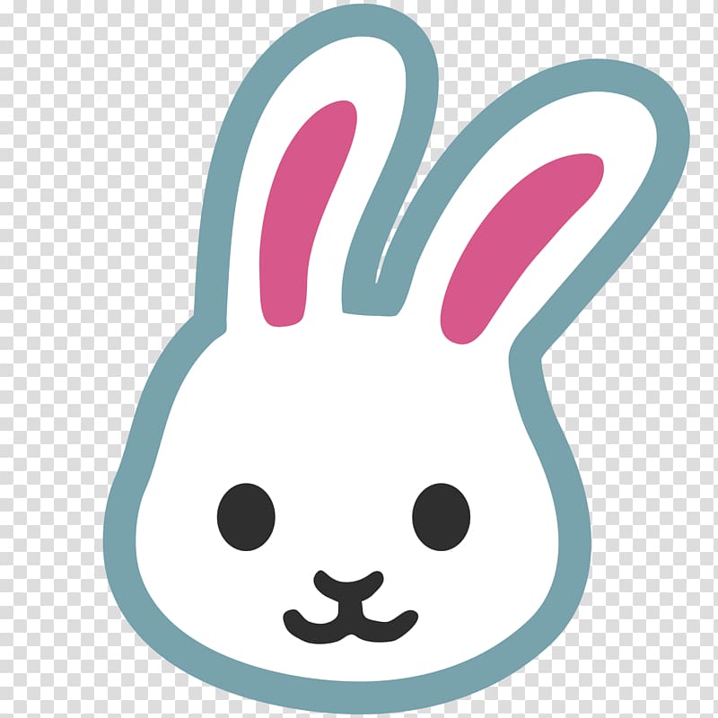white rabbit , Easter Bunny Emoji iPhone Rabbit Emoticon, Emoji transparent background PNG clipart