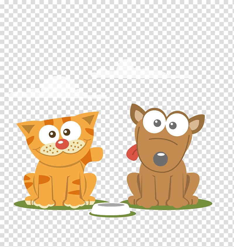 cat and dog illustration, Cat Dog Cartoon Pet, cats and dogs transparent background PNG clipart