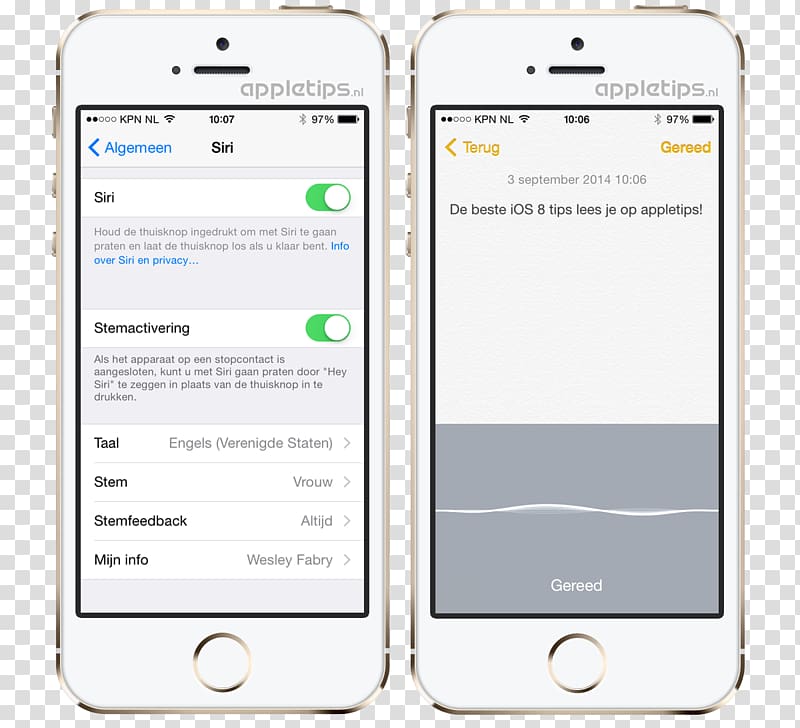 Siri Text Dutch Computer Software, iPhone 8 transparent background PNG clipart