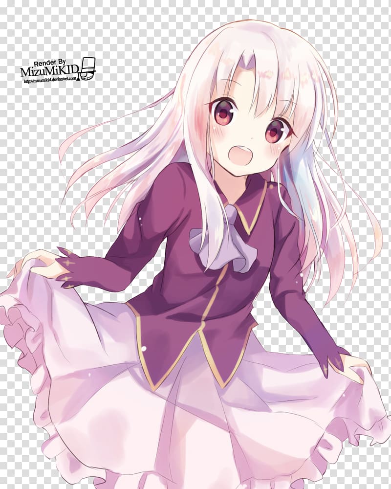 Fate/stay night Illyasviel von Einzbern Anime Saber Fate/kaleid liner Prisma Illya, illyasviel von einzbern transparent background PNG clipart