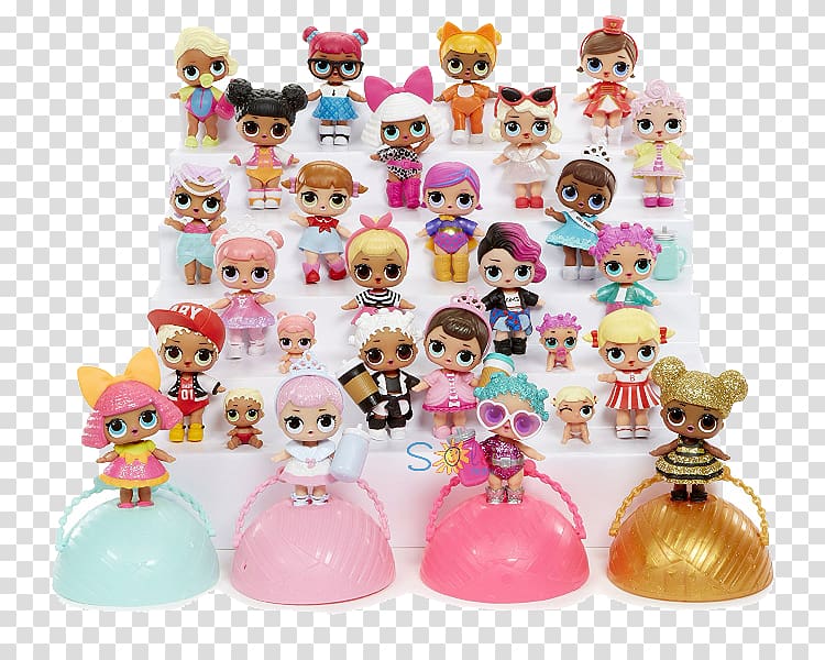 L.O.L. Surprise! Lil Sisters Series 2 MGA Entertainment L.O.L. Surprise! Series 1 Mermaids Doll Collectable MGA Entertainment LOL Surprise! Littles Series 1 Doll, doll transparent background PNG clipart