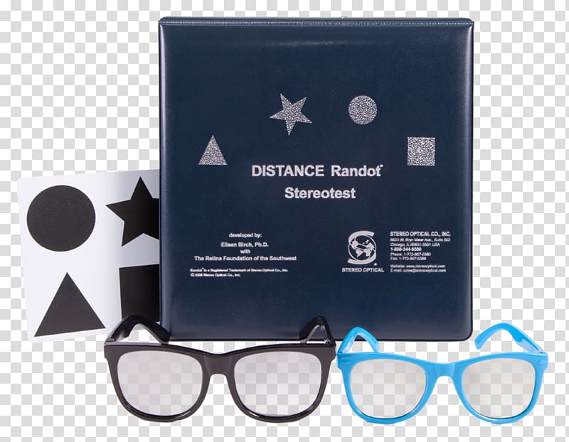 Glasses Random dot stereogram Stereopsis Lang-Stereotest Stereoscopic acuity, glasses transparent background PNG clipart