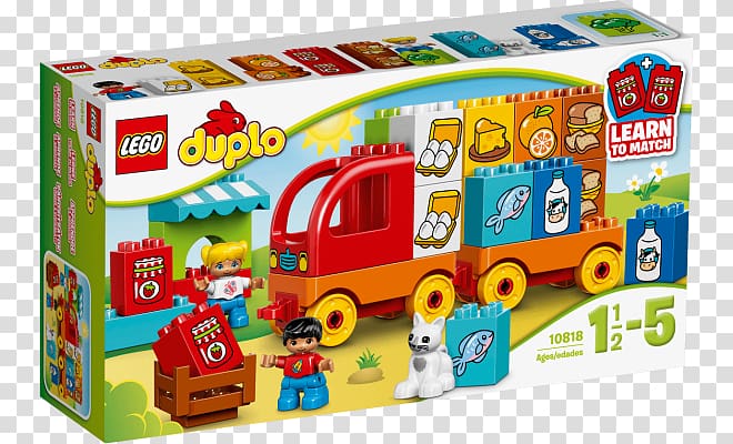 LEGO 10818 Duplo My First Truck Lego Duplo Toy block, Lego Duplo transparent background PNG clipart