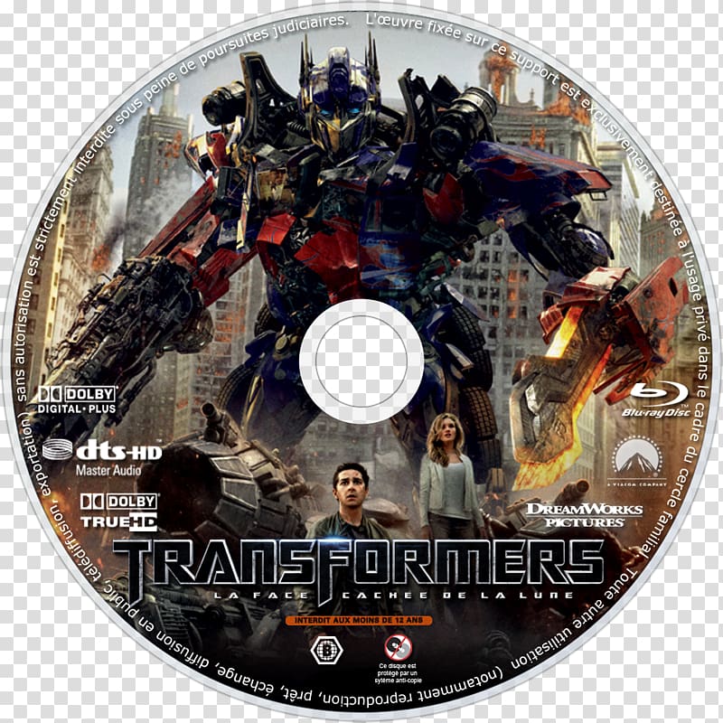 Blu-ray disc Transformers: Dark of the Moon – The Album Film DVD, transformers 3 movie cover transparent background PNG clipart