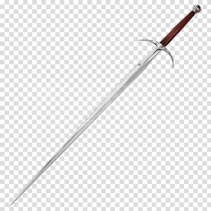 Gandalf Glamdring Knightly sword The Lord of the Rings: The Third Age, Sword transparent background PNG clipart