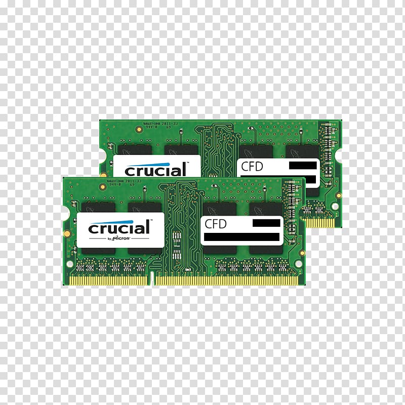 DDR3 SDRAM Laptop Flash memory SO-DIMM, Laptop transparent background PNG clipart