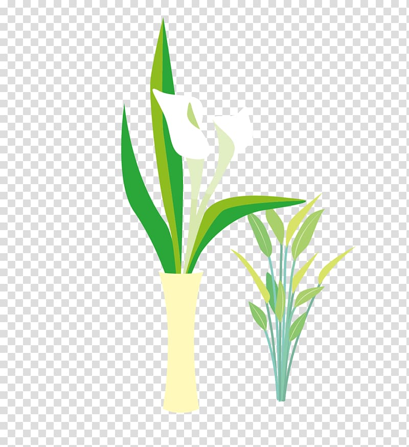 Bamboo Flat design , Flat lilies and bamboo transparent background PNG clipart