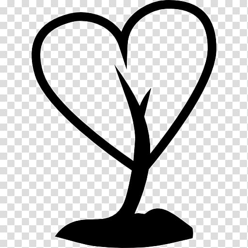 Heart Tree Computer Icons Ecology Shape, heart tree transparent background PNG clipart