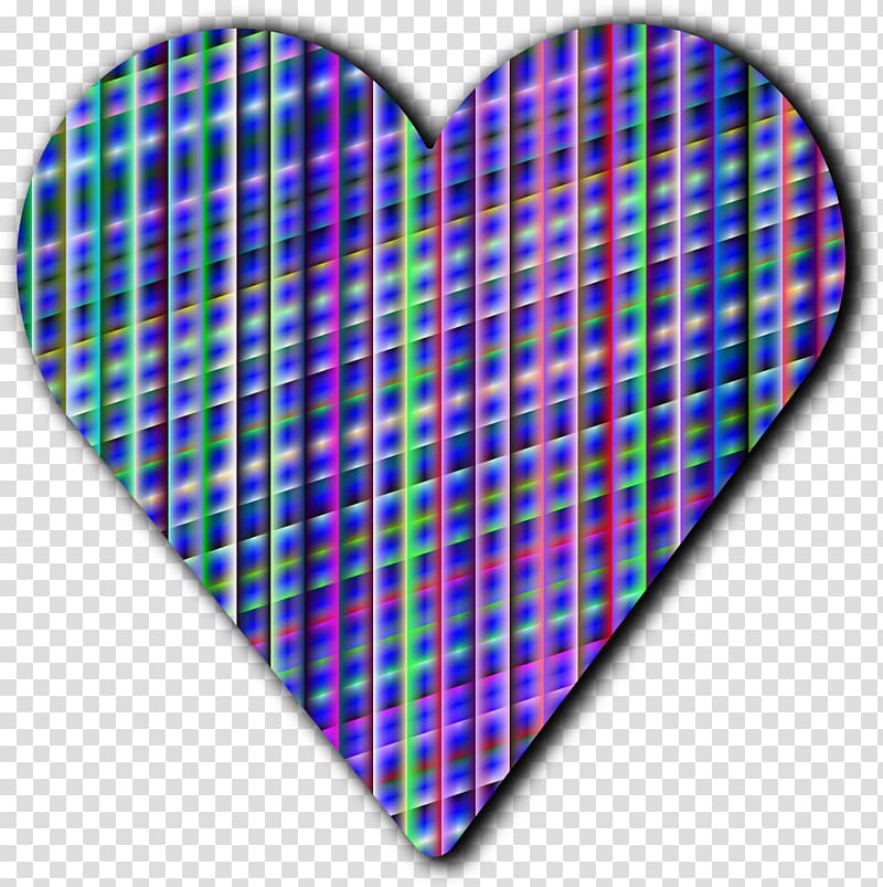 Tartan Heart Pattern, finger print transparent background PNG clipart