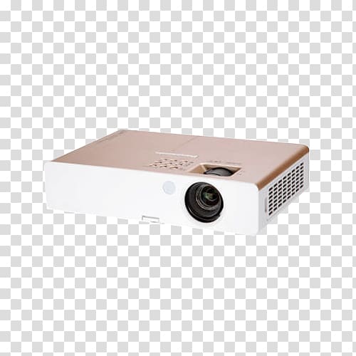 Video projector Panasonic Videotelephony High-definition television, Projector home office transparent background PNG clipart