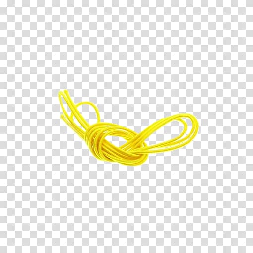 Illustration, Yellow rope transparent background PNG clipart