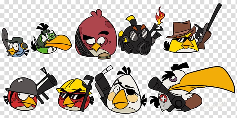 Team Fortress 2 Angry Birds 2 Angry Birds Go! Beak, Bird transparent background PNG clipart