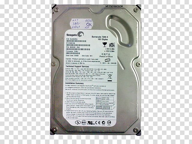 Hard Drives Seagate Barracuda 7200.7 40 GB 3.5 Internal Hard Drive 9W2015-130 Data storage Seagate DB35 Series ST3300831SCE Internal hard drive SATA 1.5Gb/s 8 MB 3.5