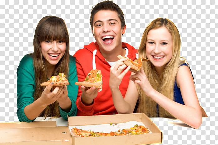 Me 'n' My Pizza Take-out Eating Junk food, pizza transparent background PNG clipart