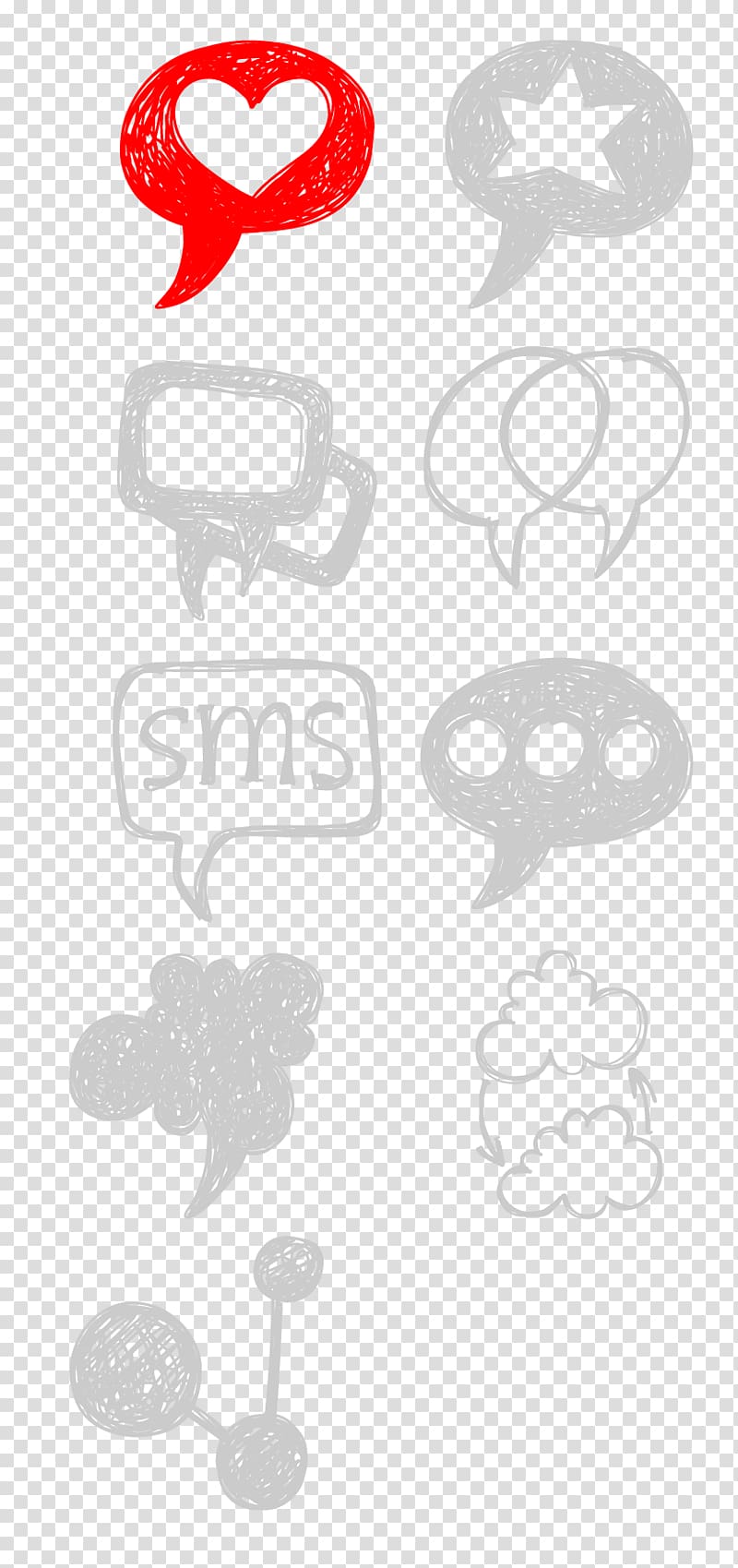 Icon, chat icon painted chalk transparent background PNG clipart