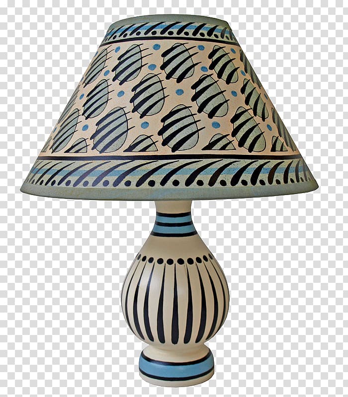 Lamp Shades Lighting Blue Electric light, hand-painted posters transparent background PNG clipart