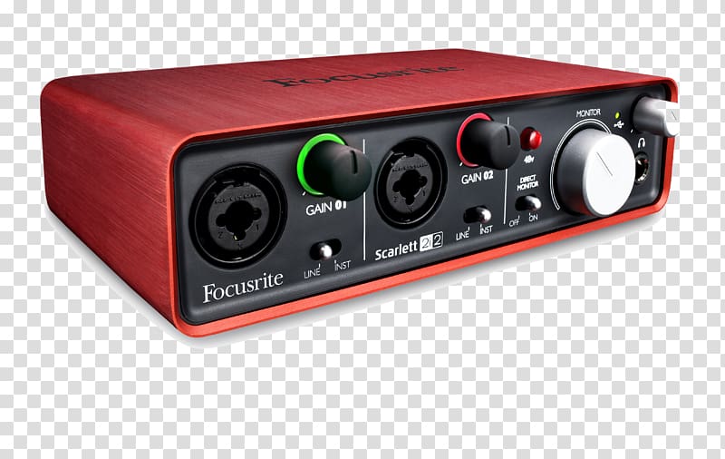 Microphone Focusrite Scarlett 2i2 2nd Gen Focusrite Scarlett 2i4 (2nd Gen) Audio, microphone transparent background PNG clipart