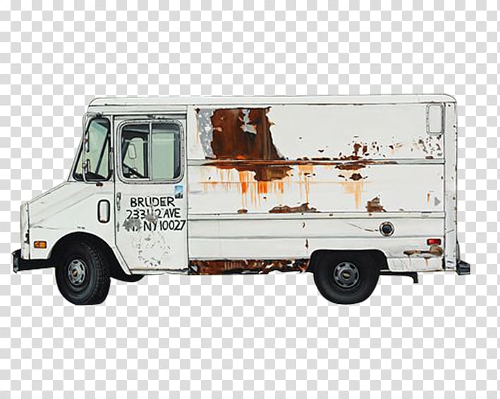 New York City Car Van Vehicle Truck, Rusty Truck transparent background PNG clipart