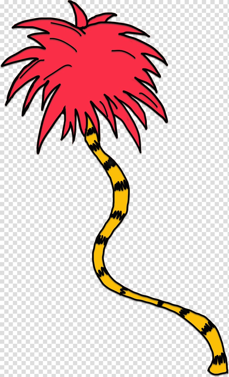 yellow and red tail , The Lorax The Cat in the Hat One Fish, Two Fish, Red Fish, Blue Fish Fox in Socks Grinch, dr seuss transparent background PNG clipart