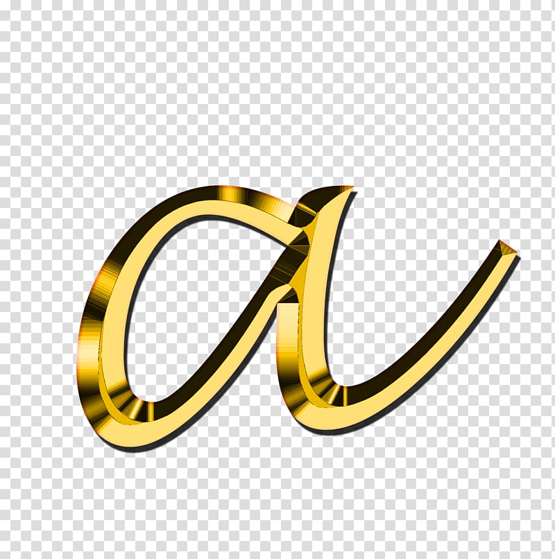 Gold Letters transparent background PNG cliparts free download
