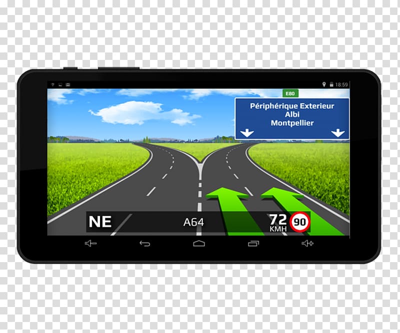GPS Navigation Systems Tablet Computers Automotive navigation system Truck Wi-Fi, truck transparent background PNG clipart