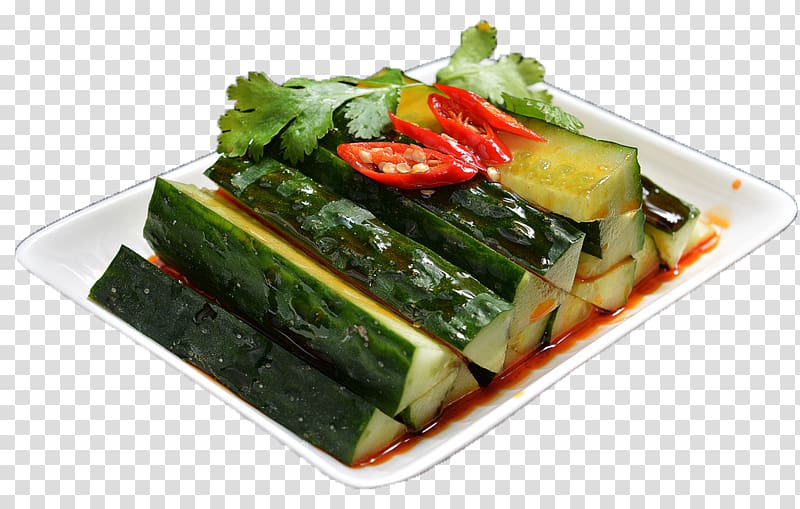 Dandan noodles Cucumber European cuisine Zhajiangmian Salad, Cucumber salad transparent background PNG clipart