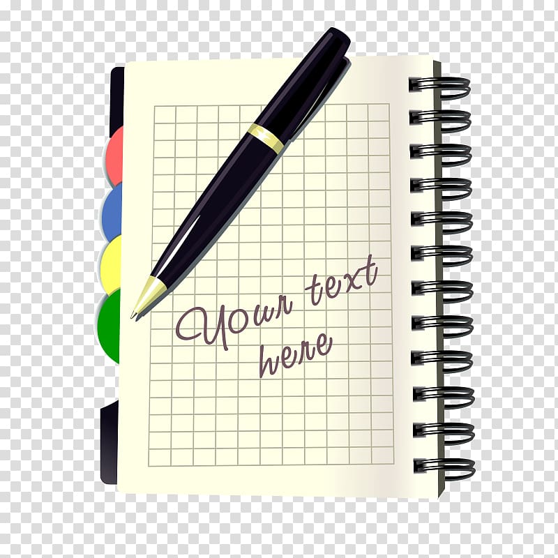 Notebook Icon, Write Notebook pencil transparent background PNG clipart