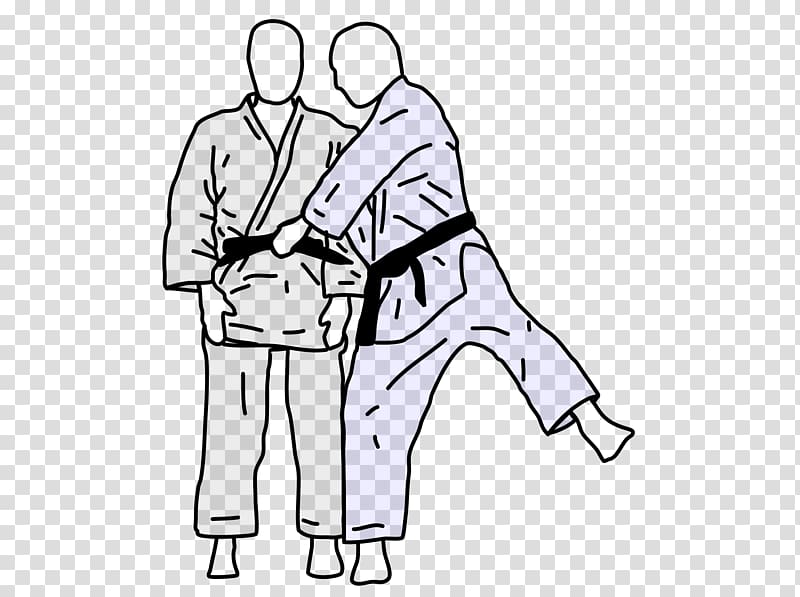 Drawing Koshiki-no-kata , judo transparent background PNG clipart