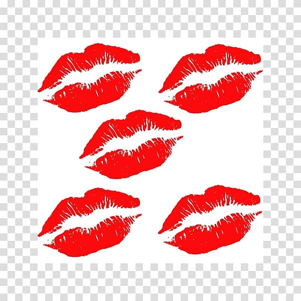 Lipstick Abziehtattoo Flash, Kiss Lips transparent background PNG clipart