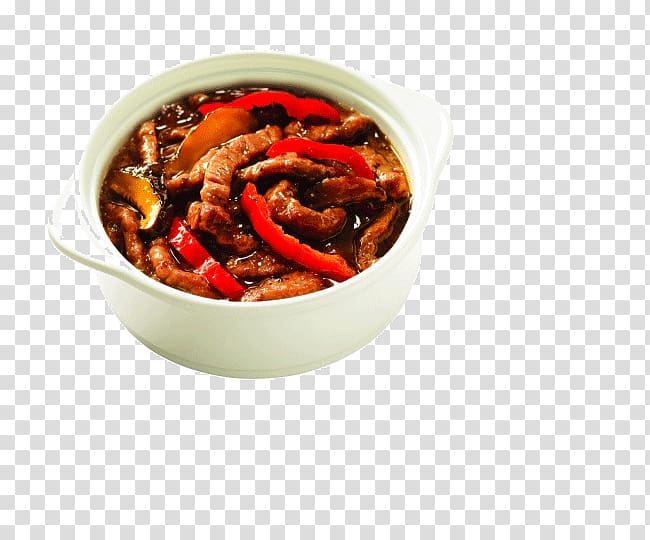 Black pepper Sichuan cuisine Beef tenderloin Chinese cuisine, black pepper Beef transparent background PNG clipart