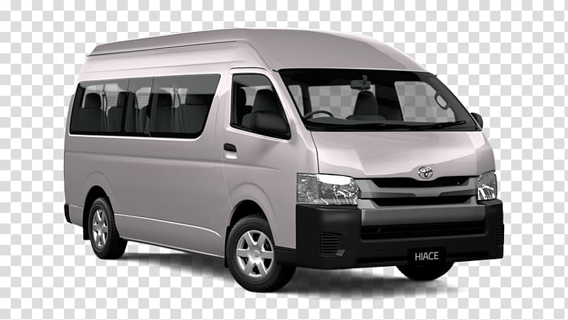 Toyota HiAce Bus Car Van, bus transparent background PNG clipart