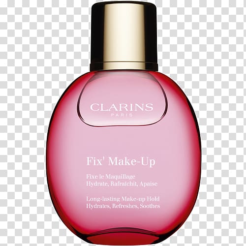 Cosmetics Clarins Fix Make-Up Setting spray Lip balm, Clarins transparent background PNG clipart