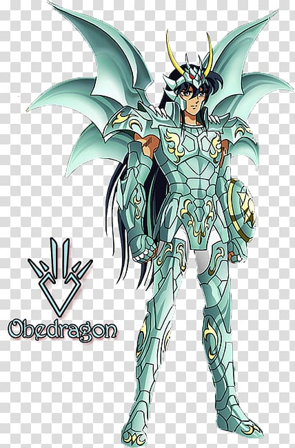 Dragon Shiryū Pegasus Seiya Saint Seiya: Knights of the Zodiac Cygnus Hyoga, dragon transparent background PNG clipart