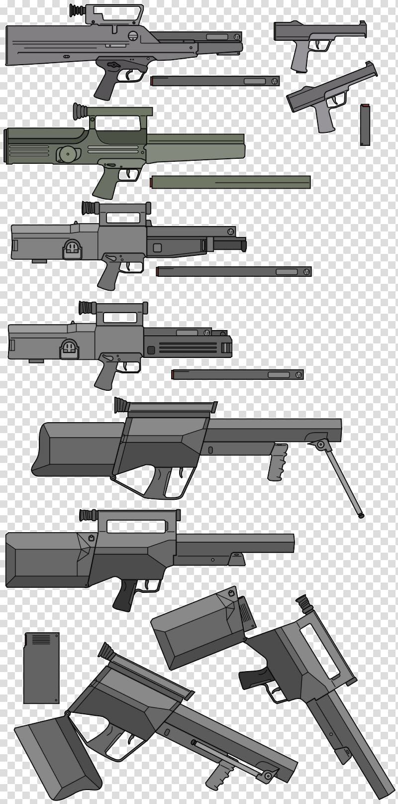 Assault rifle Firearm Heckler & Koch G11 Sniper rifle, assault rifle transparent background PNG clipart
