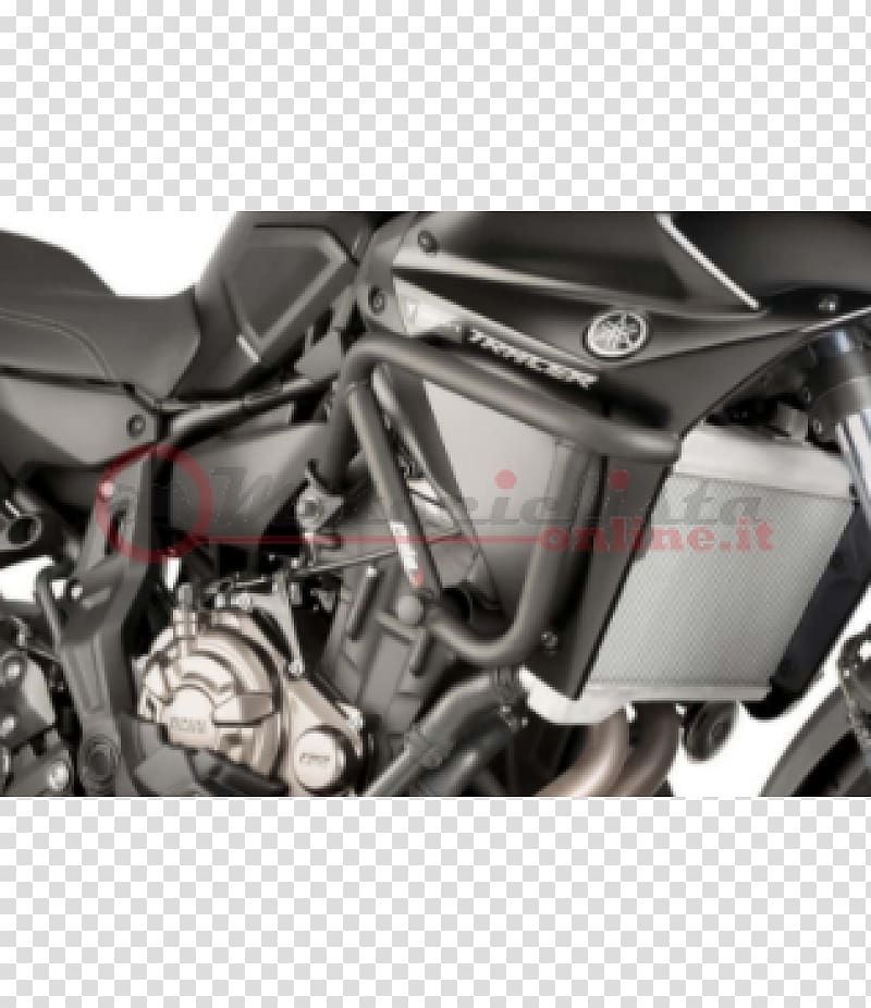 Motorcycle fairing Yamaha Motor Company Yamaha Tracer 900 Motorcycle accessories Exhaust system, motorcycle transparent background PNG clipart