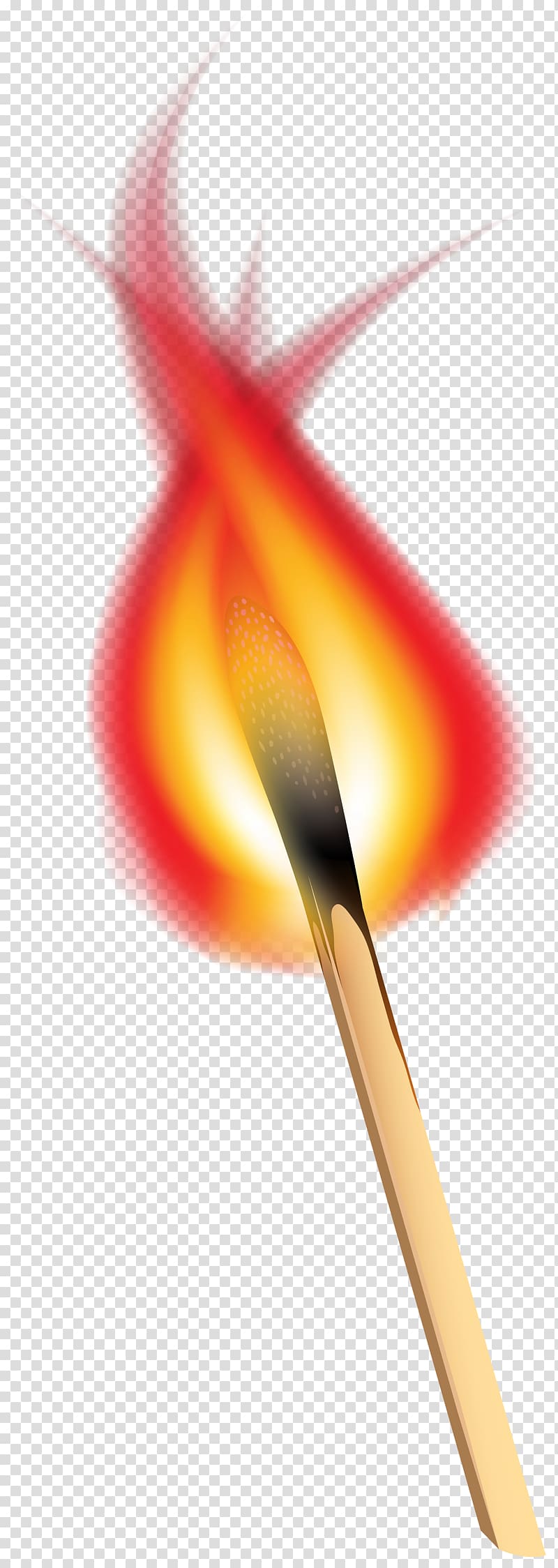 lighted match, Red Graphics Close-up Petal, Burning Match transparent background PNG clipart