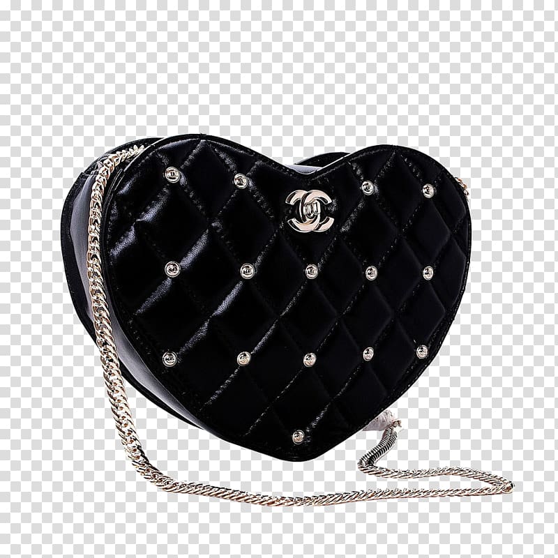 Chanel Handbag Gucci Prada, CHANEL female models peach heart bag transparent background PNG clipart