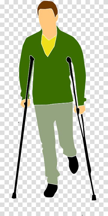 Personal injury Physician Work accident Crutch, transparent background PNG clipart