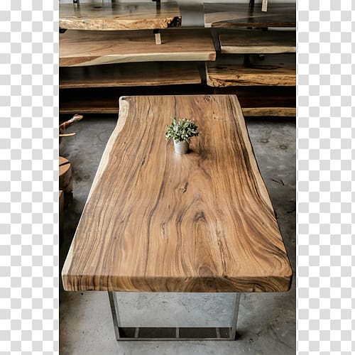 Table Live edge Wood Furniture Dining room, table transparent background PNG clipart