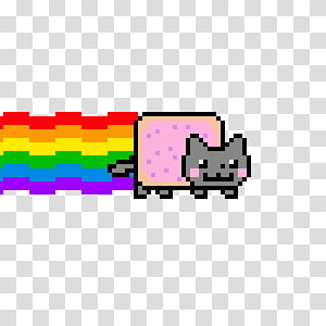 Pixel Cat icon. Free download transparent .PNG