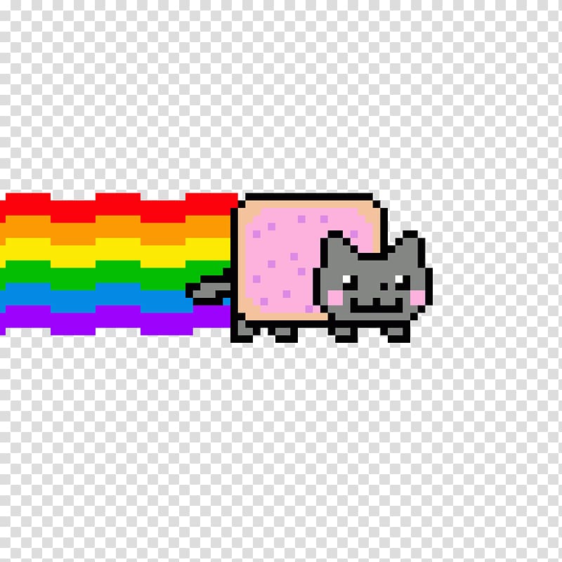 Nyan Cat Portable Network Graphics Pixel art, Cat transparent background PNG clipart