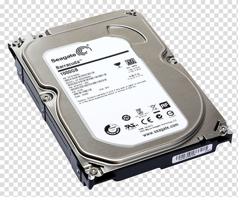 Hard Drives Disk storage Seagate Technology Serial ATA, hard disc transparent background PNG clipart